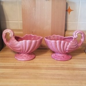 Vintage Haeger USA Nautilus Planters